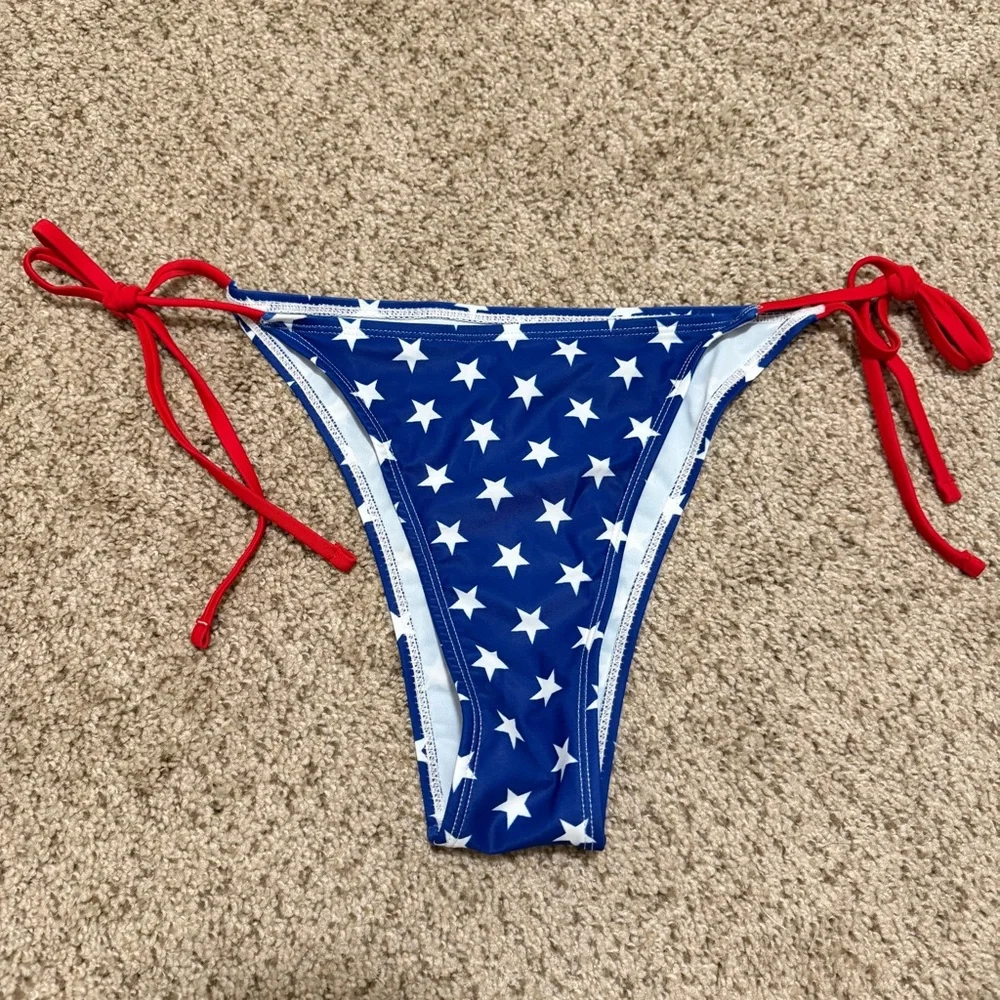 American Flag Patritotic Fourth of July swimsuit - Picture 4 of 5